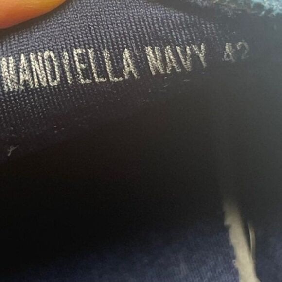 Flexus Suede Mandiella Navy Italian Comfort Shoes - Picture 10 of 10